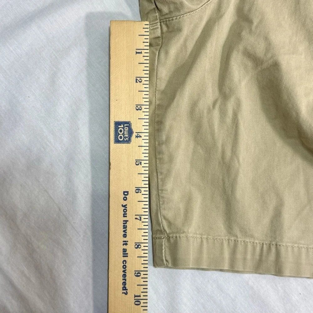 Saddlebred Chino‎ Khaki Shorts Beige Men's 36W Inseam 9
